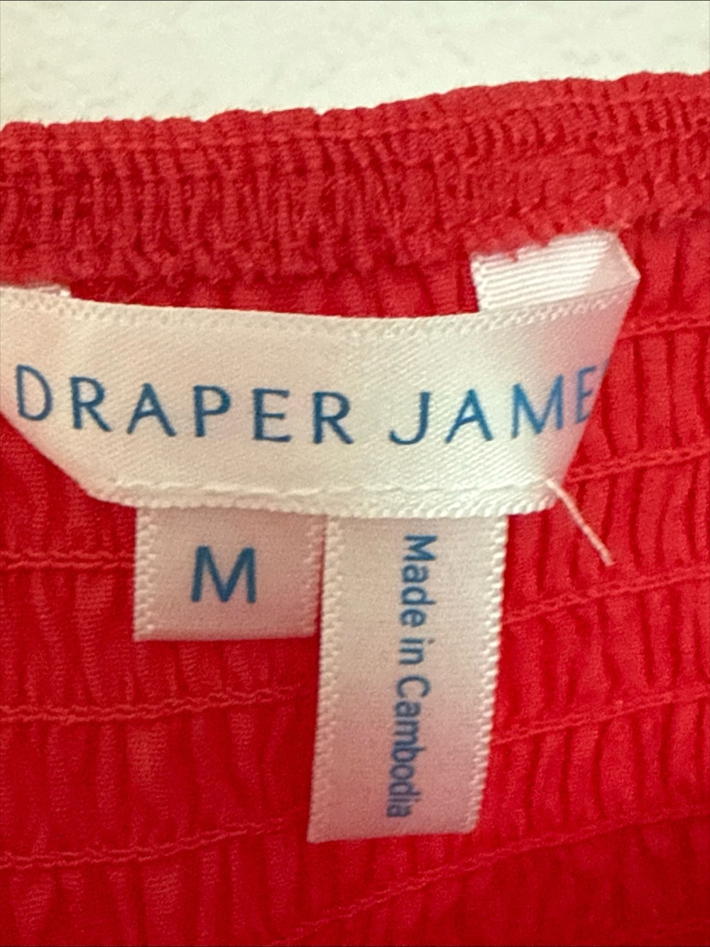 Draper James Coral Red Textured Dress - Picture 2 of 4